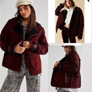 We The Free Cassidy Cozy Suede Jacket